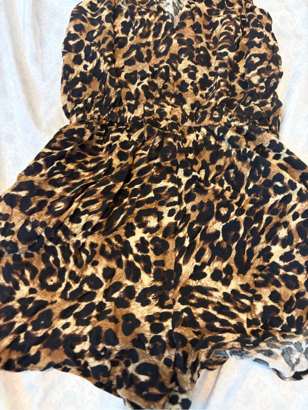 Bebop be you be free cheetah print romper